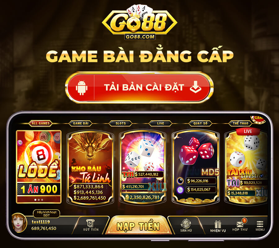 Khám phá kho game đổi thưởng đa dạng và hấp dẫn tại cổng game Go88