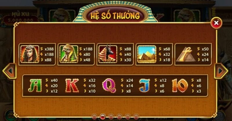 Bí mật Cleopatra – Slot game hấp dẫn tại Go88