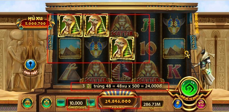 Bí mật Cleopatra – Slot game hấp dẫn tại Go88